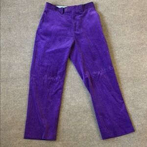 Polo Ralph Lauren Pants Mens 30x30 Purple Golf Corduroy Straight Leg Cotton